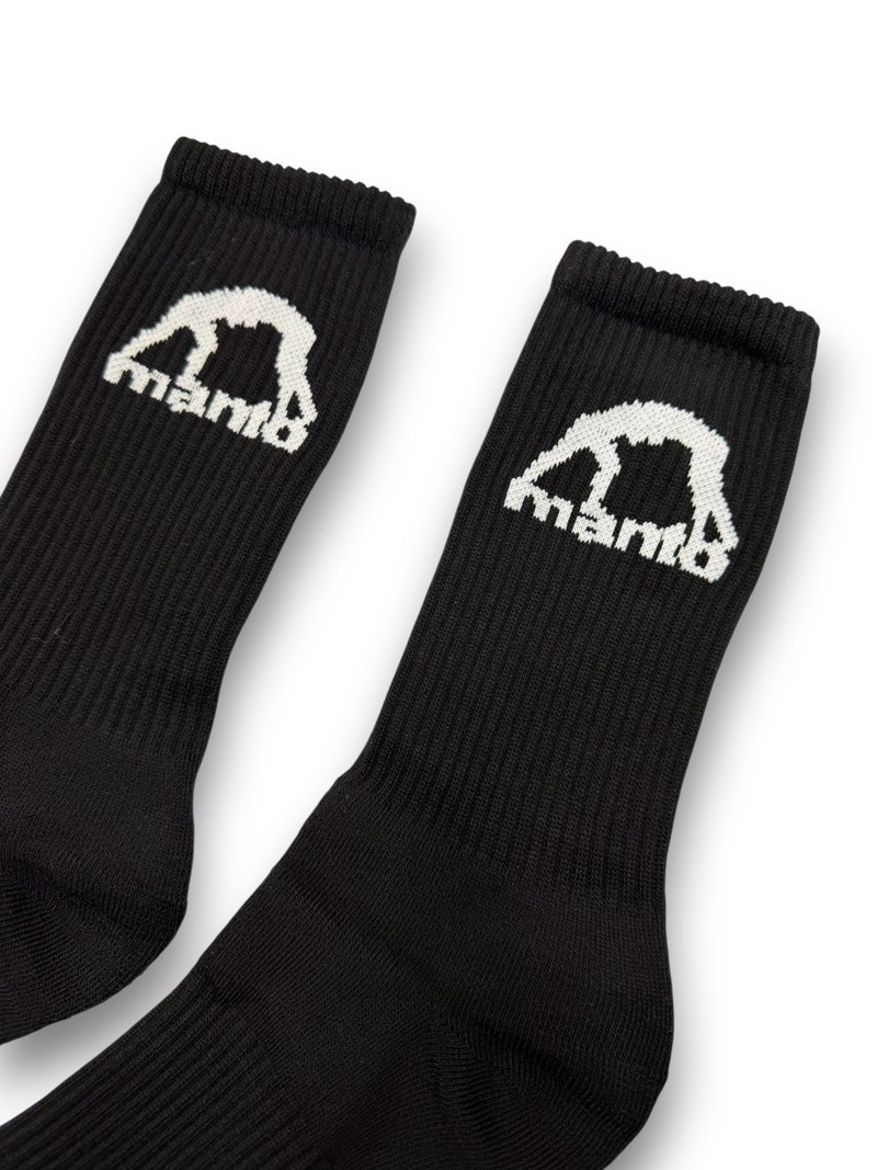 MANTO socks logo -black 